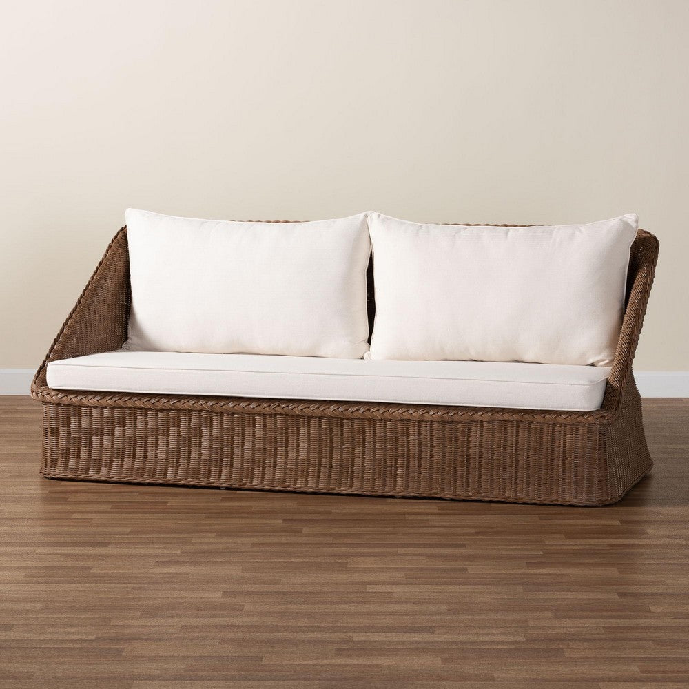 bali & pari - Derris Sofa in Peanut Brown - Derris-Peanut Brown/Rattan-Sofa view 9