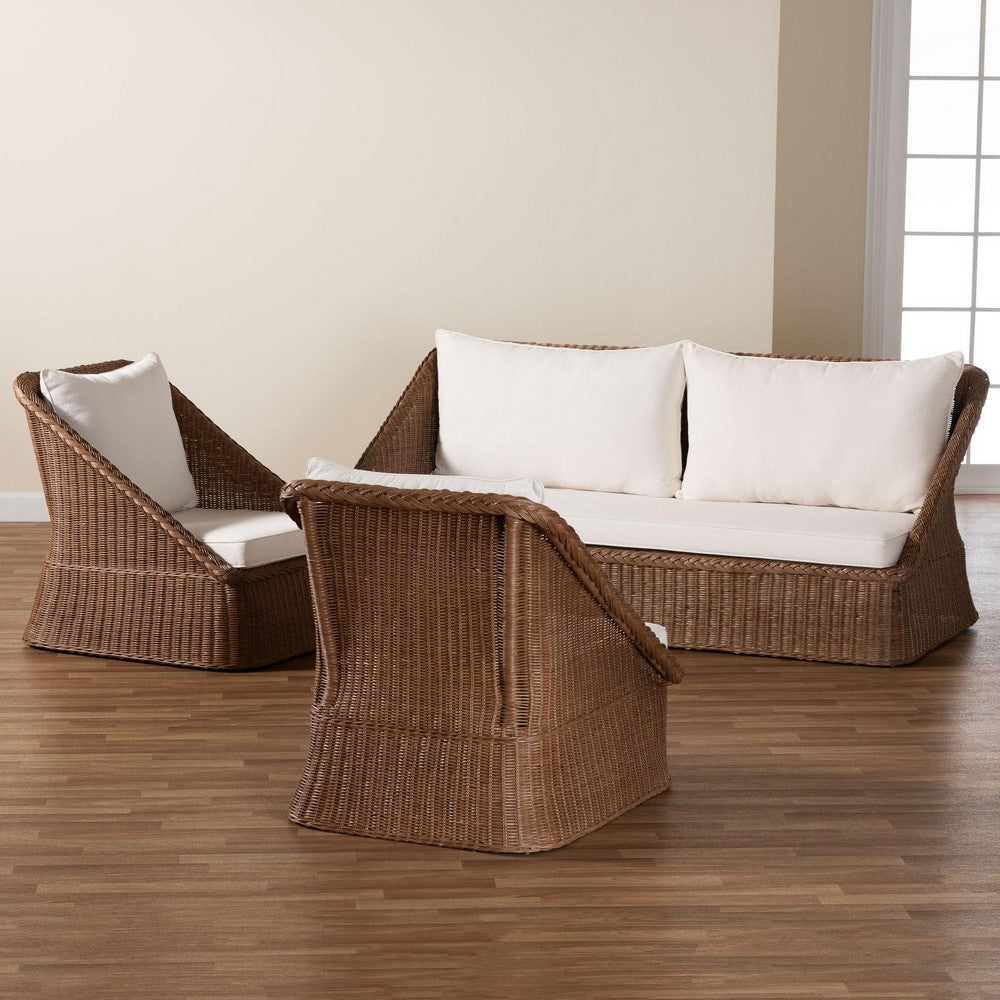 bali & pari - Derris Sofa Set in Peanut Brown - Derris-Peanut Brown/Rattan-3pc Sofa/Chair Set view 8