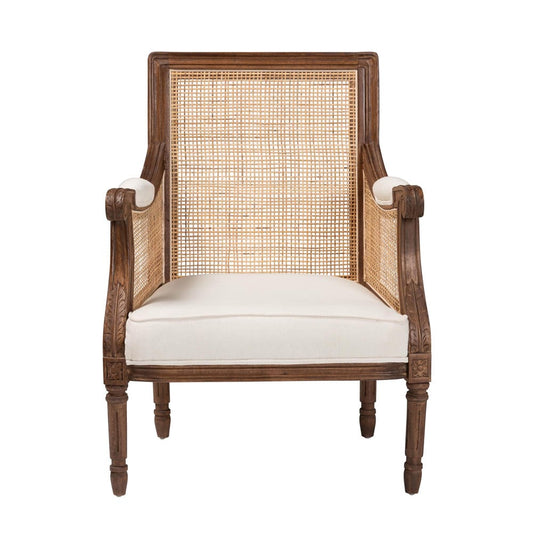 bali & pari - Desmond Chair in Beige/Walnut Brown - SEA687-Medium tone-NAT02/White-F00 view 2