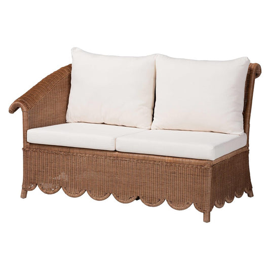 bali & pari - Detta Sectional in Peanut Brown - Detta-Peanut Brown-Rattan-3PC Sectional Set view 2