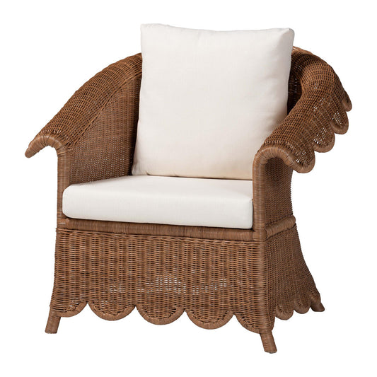 bali & pari - Detta Sofa Set in Peanut Brown - Detta-Peanut Brown-Rattan-3PC Set view 2