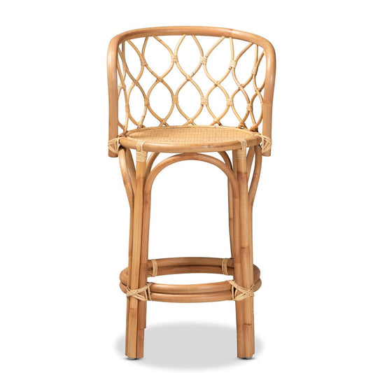bali & pari - Diana Counter Stool in Natural - Diana-Natural-CS view 2