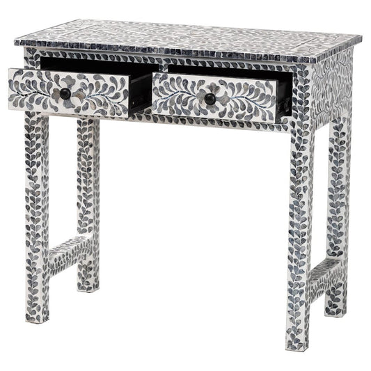 bali & pari - Diata Console Table in Mosaic Black/White - F242-FT12-Console Table view 2