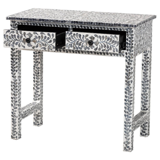 bali & pari - Diata Console Table in Mosaic Black/White - F242-FT12-Console Table view 2