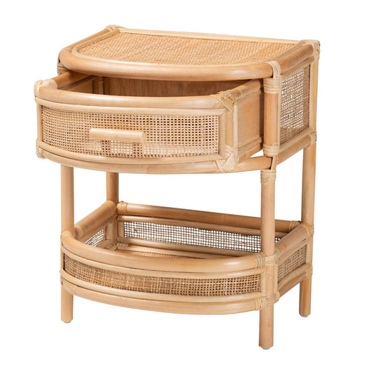 bali & pari - Divitia Nightstand in Natural - WS065-Natural Rattan-NS view 2
