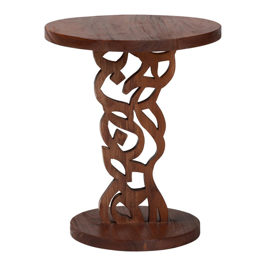 bali & pari - Donna Nightstand in Mahogany Brown - Donna-Light Brown Wooden-NS-Boxed view 2