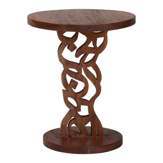 bali & pari - Donna Nightstand in Mahogany Brown - Donna-Light Brown Wooden-NS-Boxed view 2