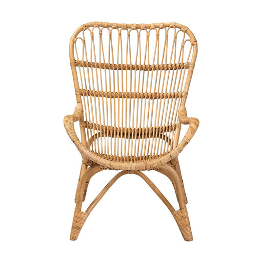 bali & pari - Earvin Chair in Natural Brown - DC8005-Rattan-CC view 2