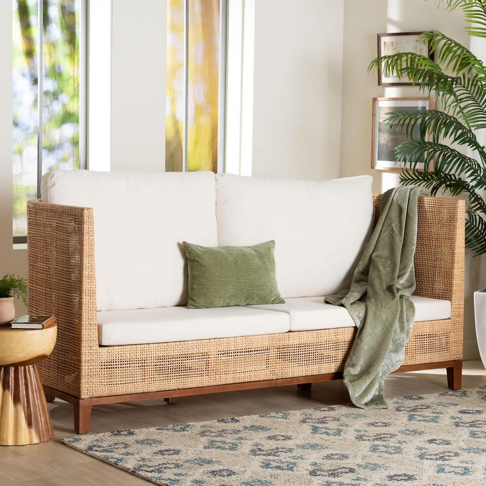 bali & pari - Edda Sofa in Natural - Edda-Natural-Rattan/Wooden-Cushion-Sofa view 8