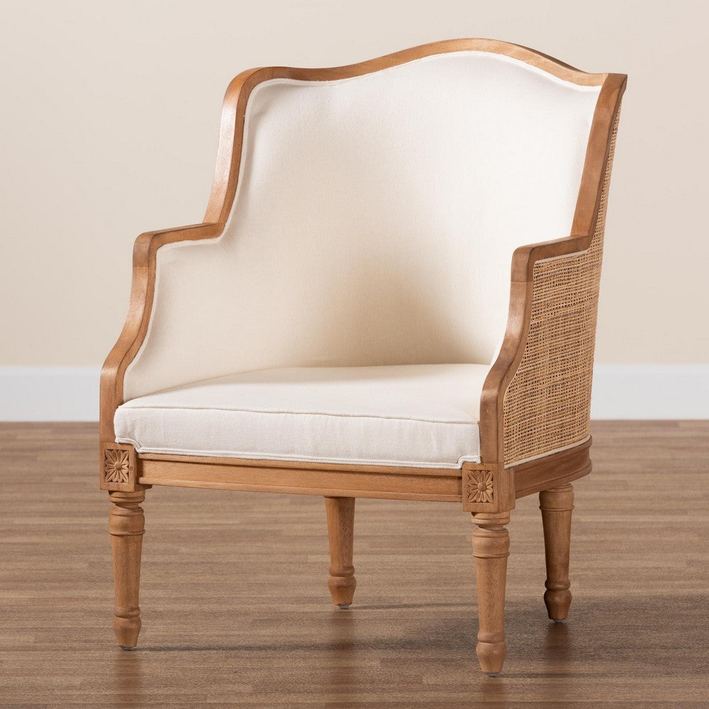 bali & pari - Elizette Chair in Beige/Honey Oak - SEA689-Light wood-NAT01/White-F00 view 9