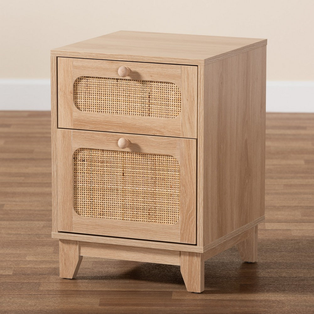 bali & pari - Elsbeth End Table in Light Brown/Natural Brown - LC22040701-Rattan-ET view 9