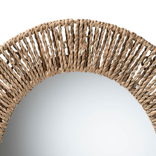 bali & pari - Elwyn Mirror in Natural Brown - F232-FT27-Seagrass-Mirror view 2