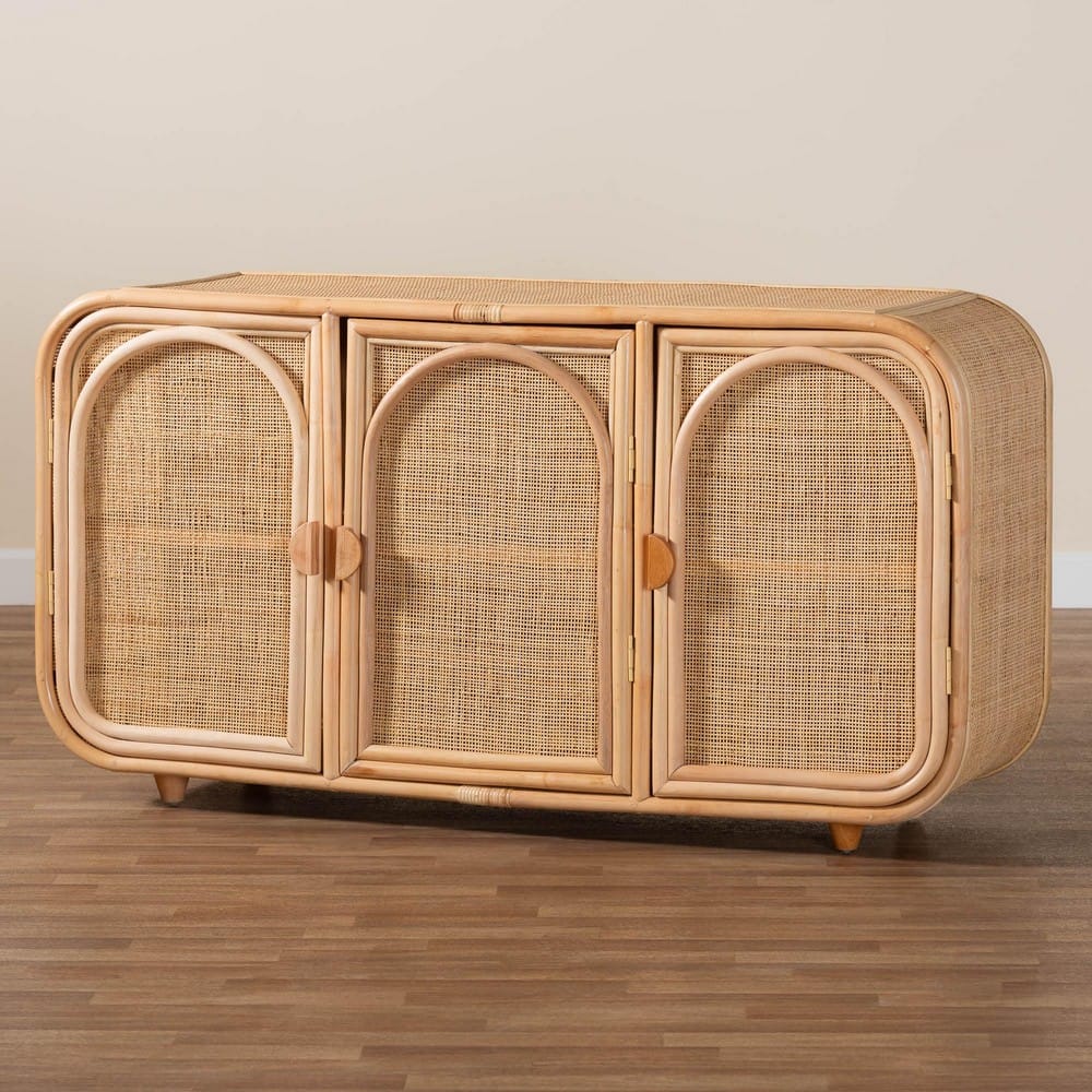 bali & pari - Evania Storage Cabinet in Natural - WS061-B-Natural Rattan-Cabinet view 9