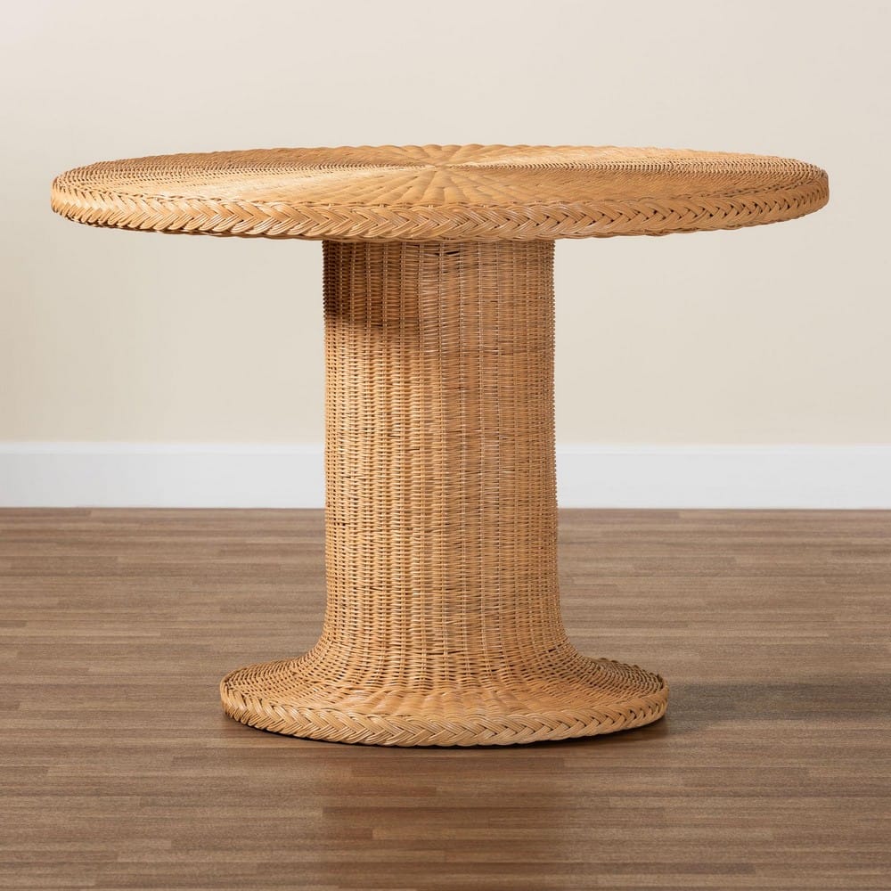 bali & pari - Farrow Dining Table in Light Honey - Braided-Light Honey Rattan-DT view 7