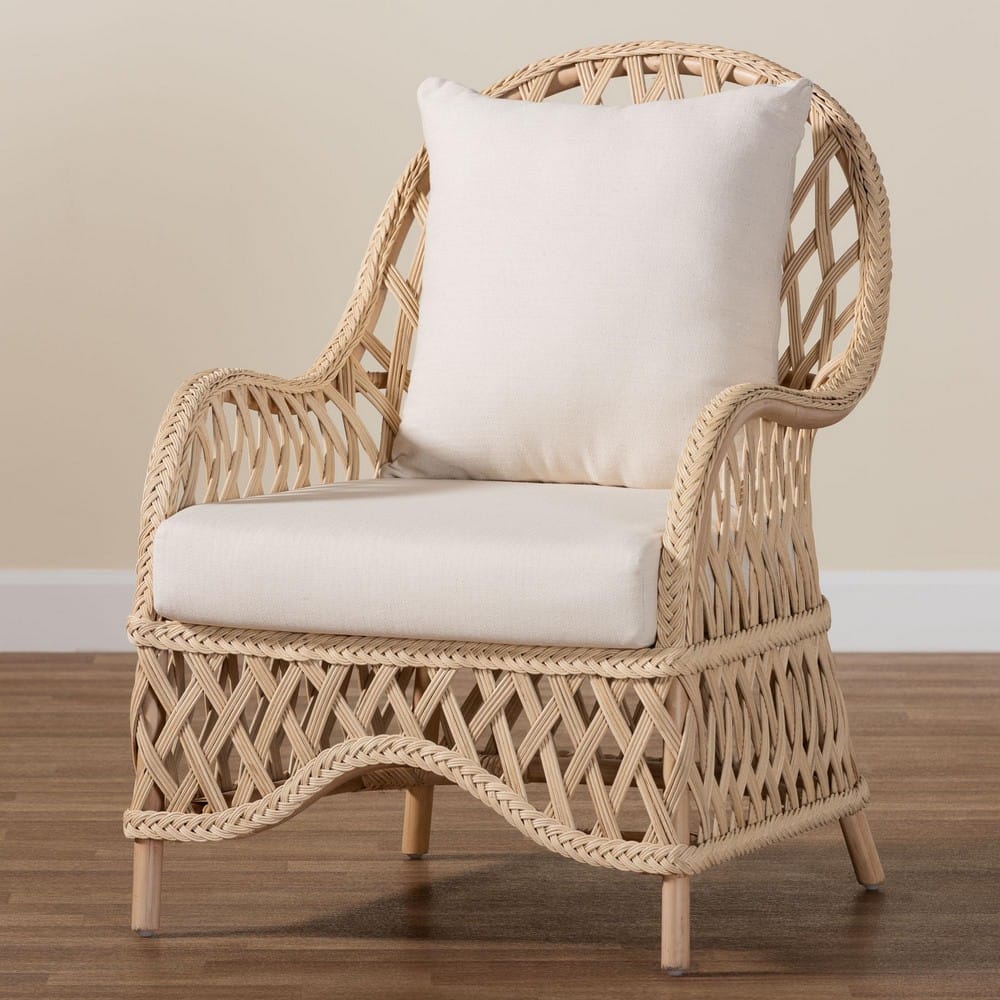 bali & pari - Florence Chair in Ivory - Regal 1-Ivory Rattan-CC view 9