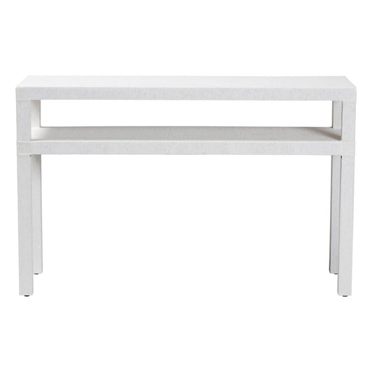 bali & pari - Gale Console Table in White - Gale-White-Console Table view 2