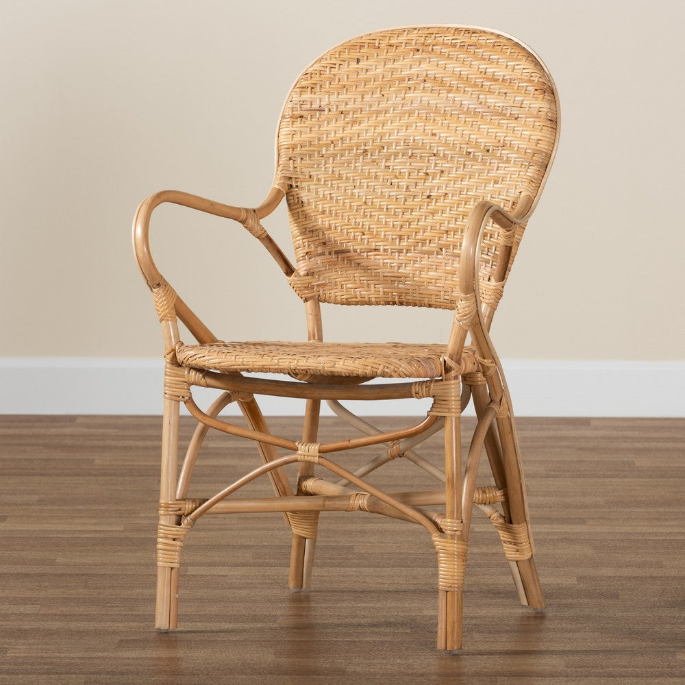 bali & pari - Genna Dining Chair in Natural Brown - RCN004-Rattan-DC view 9