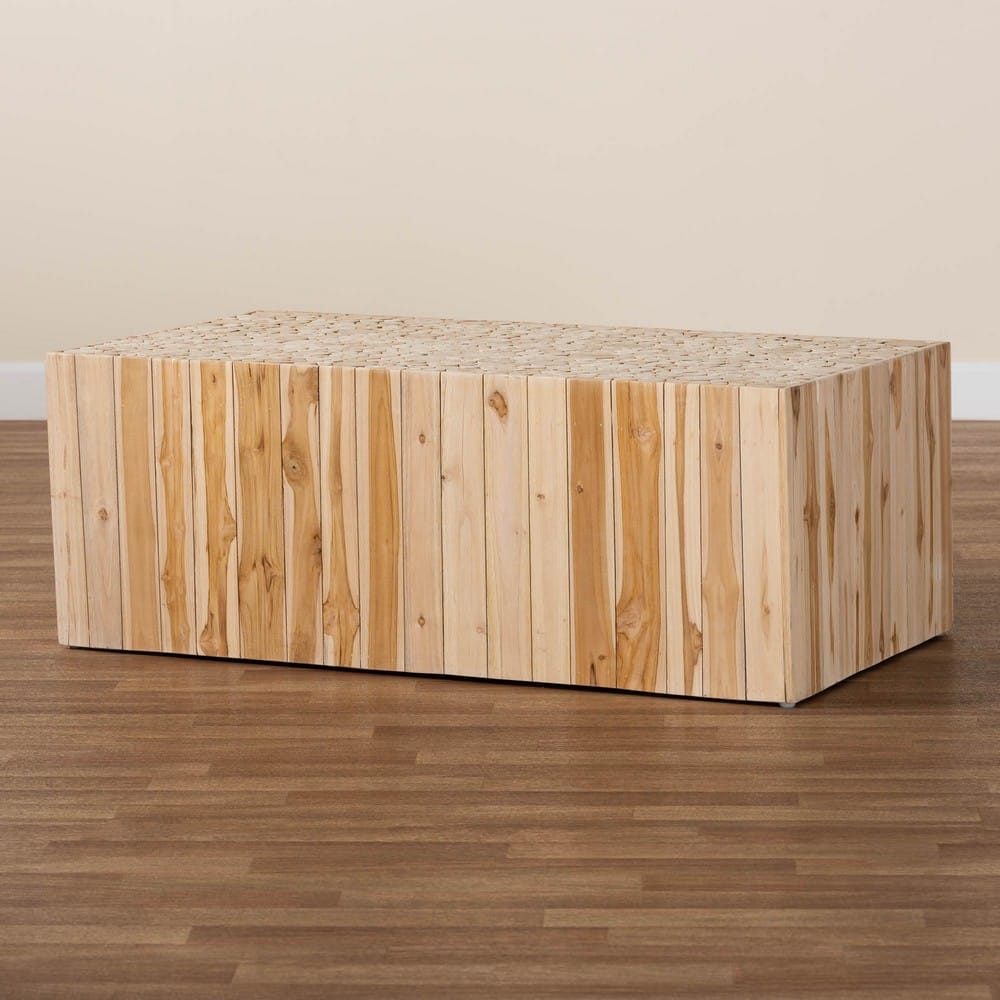 bali & pari - Grayson Coffee Table in Natural - Grayson-Wooden-CT view 9