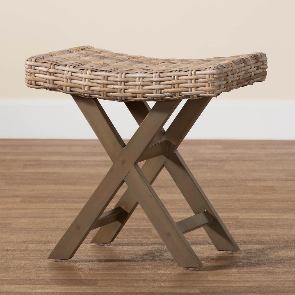 bali & pari - Hayate Footstool in Kubu Grey/Rustic Taupe - MD-36092/Bunnik-Grey Natural-Stool view 7
