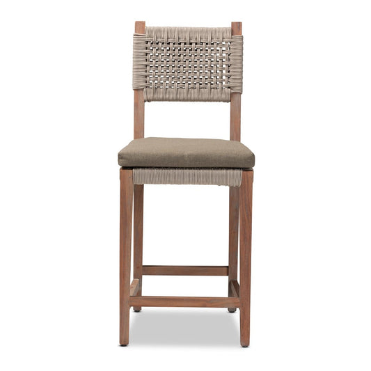 bali & pari - Heyna Counter Stool in Grey/Natural Brown - Heyna-Grey/Natural-CS view 2