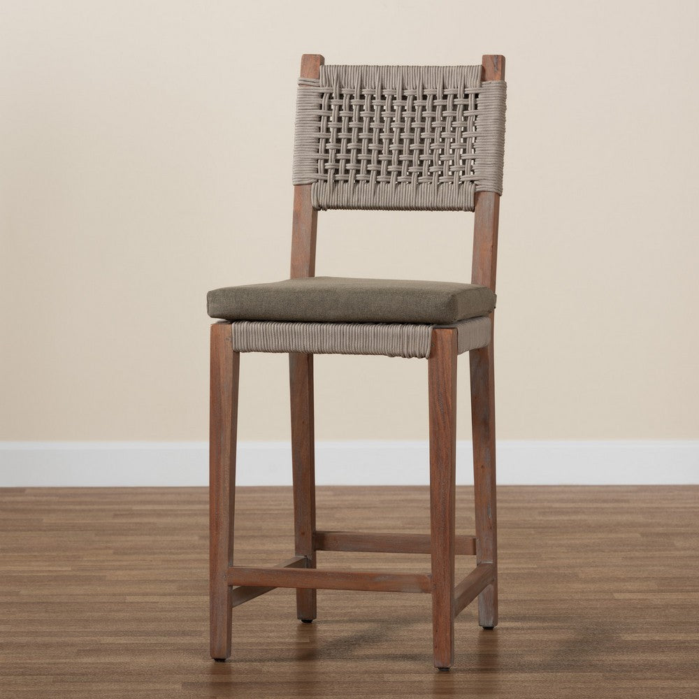 bali & pari - Heyna Counter Stool in Grey/Natural Brown - Heyna-Grey/Natural-CS view 9