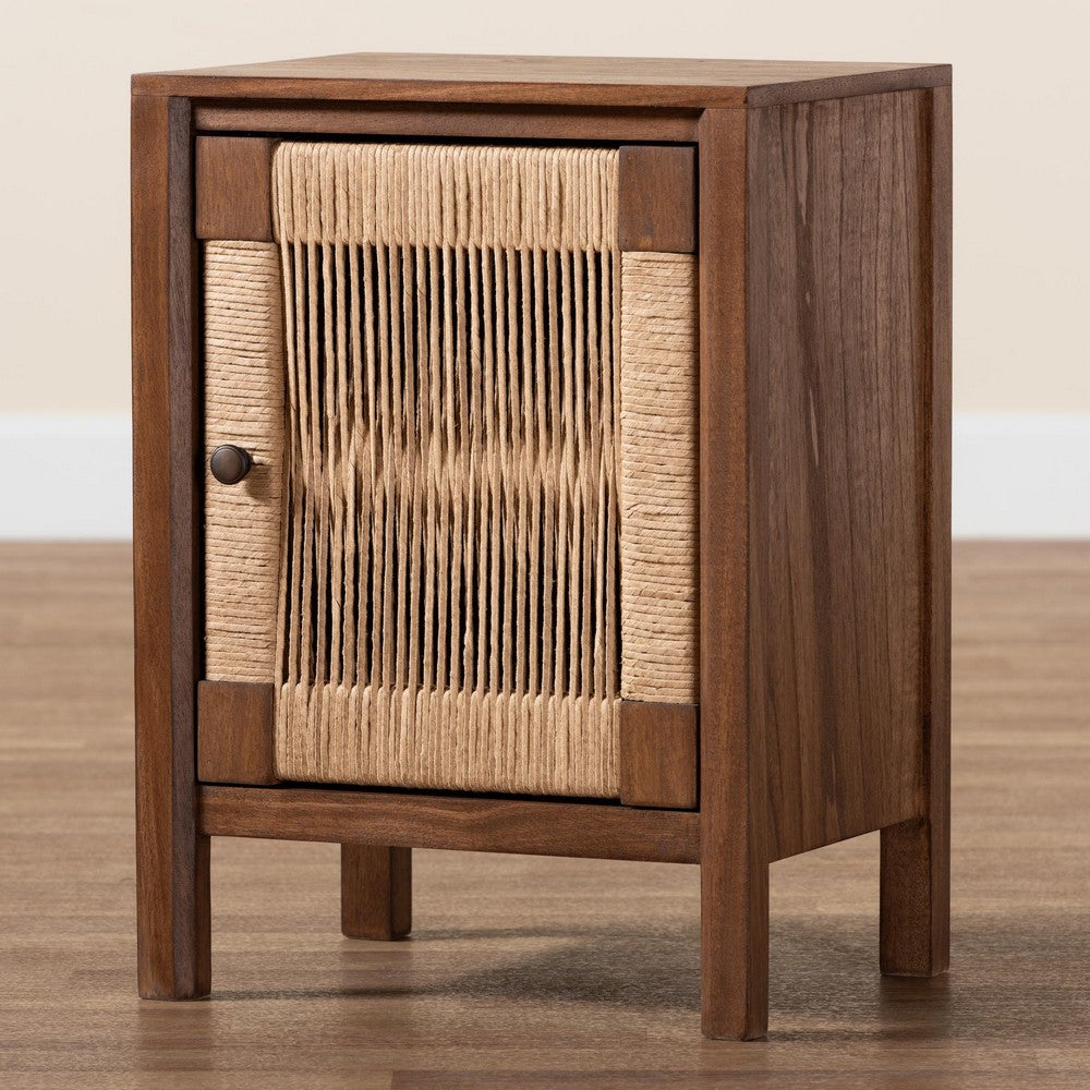 bali & pari - Holitz Nightstand in Walnut Brown/Light Brown - Holtiz-Medium tone (NAT02)-Nightstand view 9