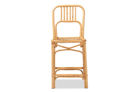 bali & pari - Ivora Counter Stool - Ivora-Rattan-CS view 2