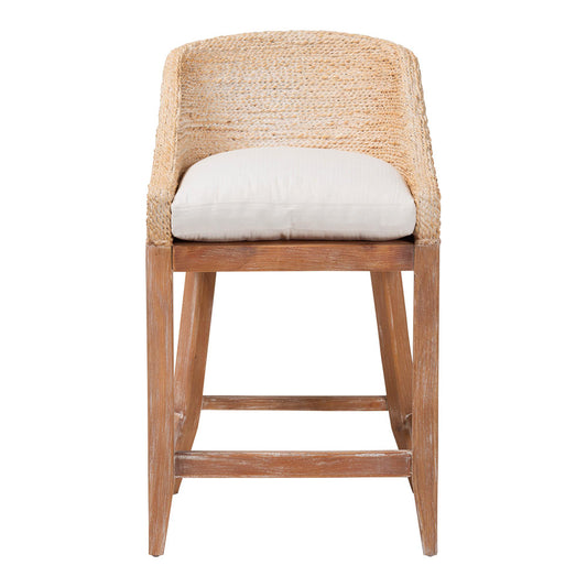 bali & pari - Jasper Counter Stool in White Wash - MD-39837 Jasper-White Wash-Cushion-CS view 2