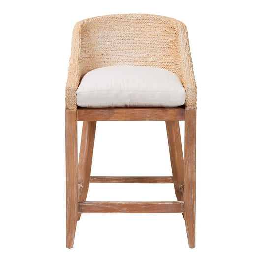 bali & pari - Jasper Counter Stool in White Wash - MD-39837 Jasper-White Wash-Cushion-CS view 2