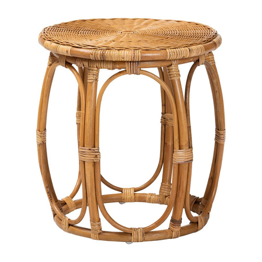 bali & pari - Jayana End Table in Light Honey - DC20058-Light Honey Rattan-ET view 2