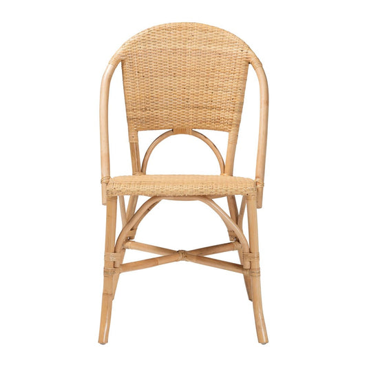 bali & pari - Jaylyn Dining Chair in Natural - 13688-Rattan-DC view 2