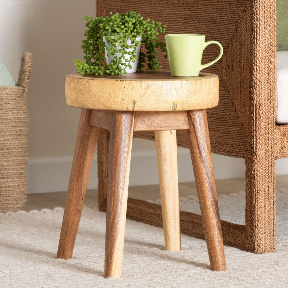 bali & pari - Jia End Table in Natural Brown - Jia-Natural/Wooden-End Table view 6