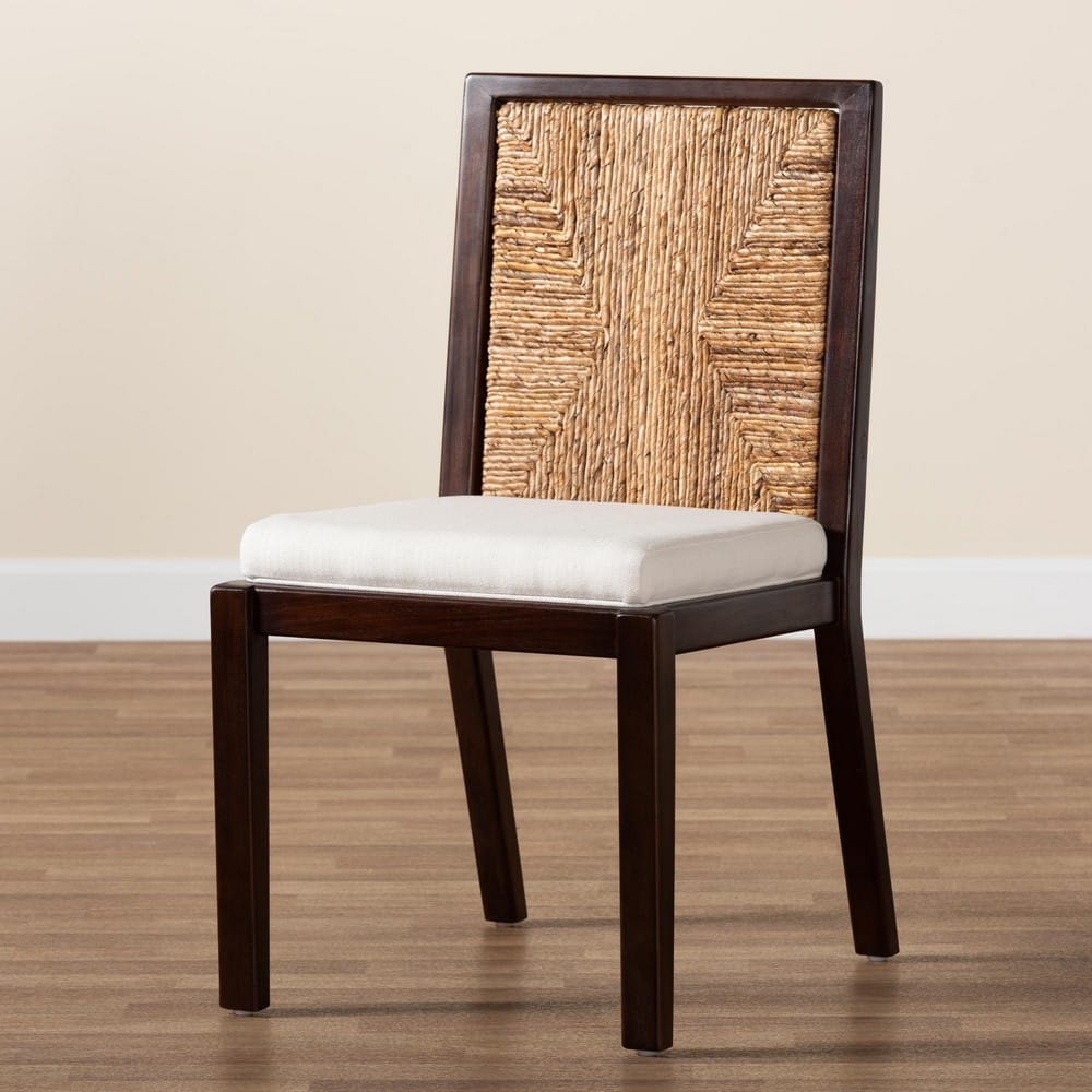 bali & pari - Joana Dining Chair in Dark Brown/Natural Brown/White - Joana-Mahogany-DC view 9