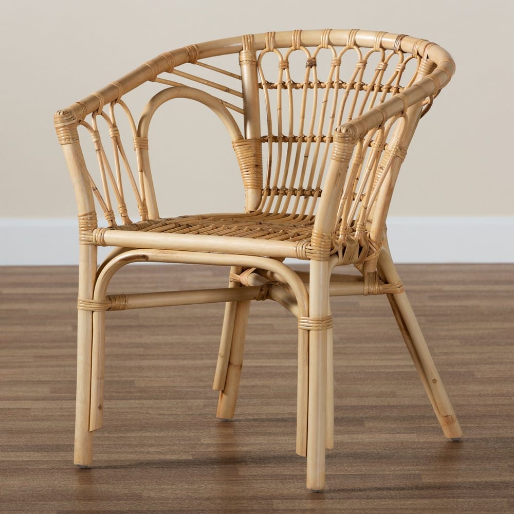 bali & pari - Kaka Dining Chair in Natural Brown - Kaka-Rattan-DC view 9