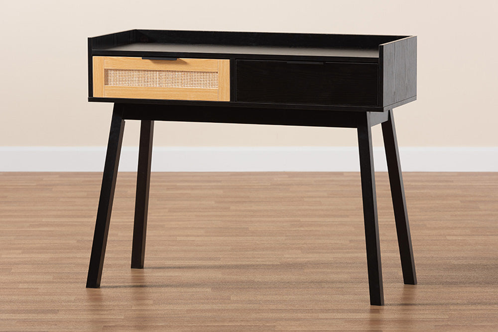 bali & pari - Kalani Console Table - SR191533-Brown/Tan Rattan-Console Table view 10