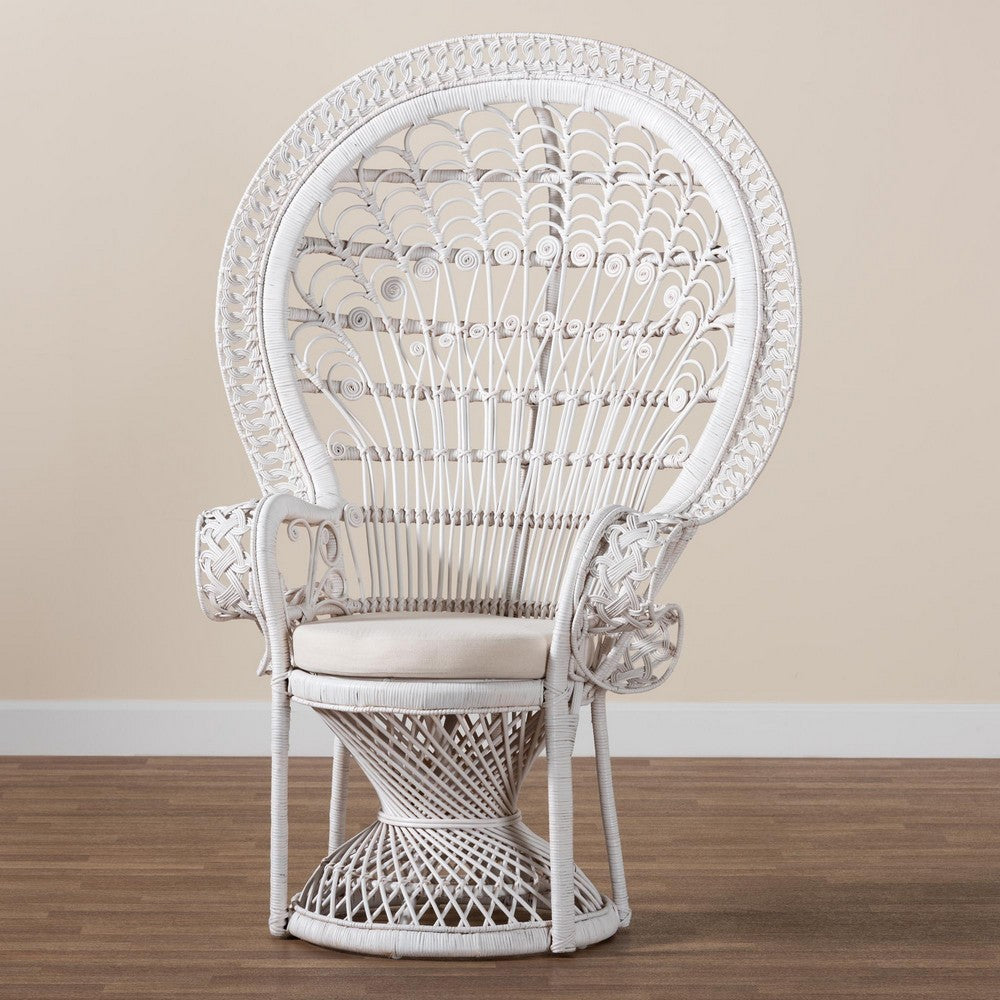 bali & pari - Kallima Chair in White - WS042-Solid White Rattan-CC view 9