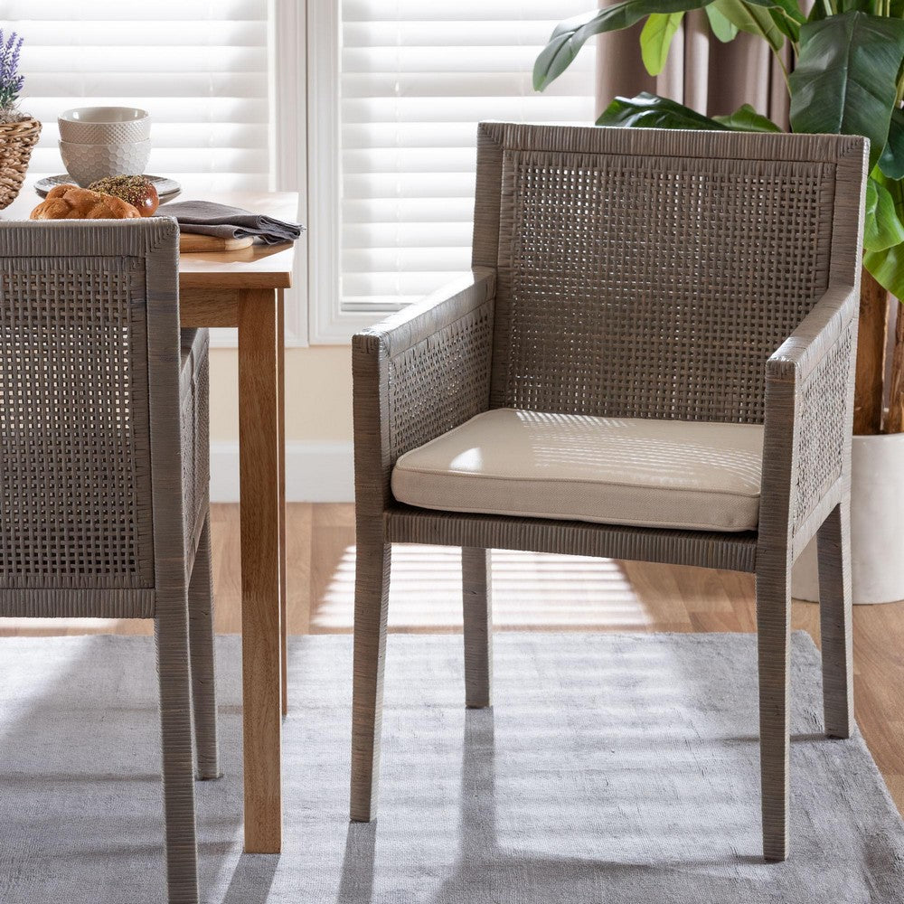 bali & pari - Karis Dining Chair in French Grey - Karis-French Grey-DC view 8