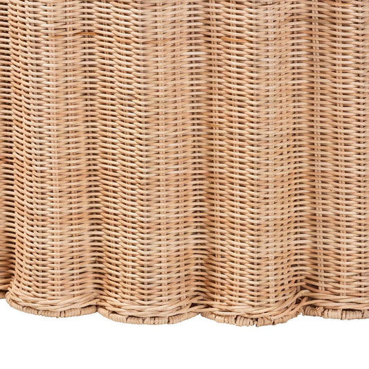 bali & pari - Kensley Coffee Table in Natural Brown - WS179-Natural Rattan-Coffee Table view 2
