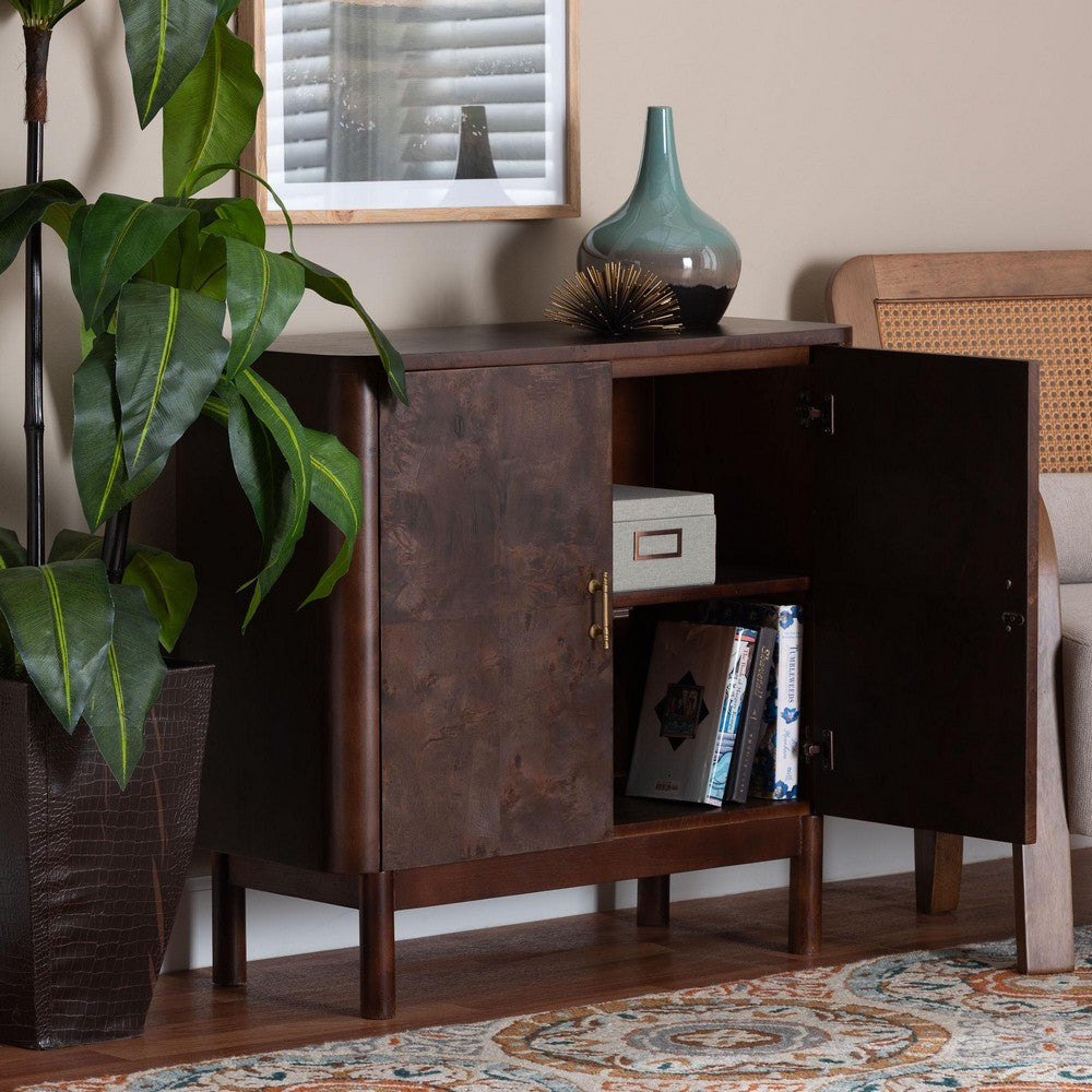 bali & pari - Latika Storage Cabinet in Dark Walnut - SVN-789-Dark Walnut-Blopy-Cabinet view 9
