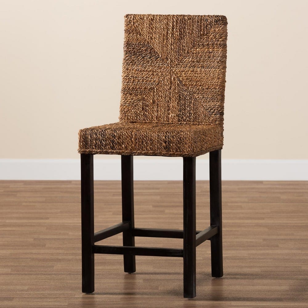 bali & pari - Laymi Counter Stool in Natural Brown/Dark Brown - Laymi-Mahogany-CS view 9