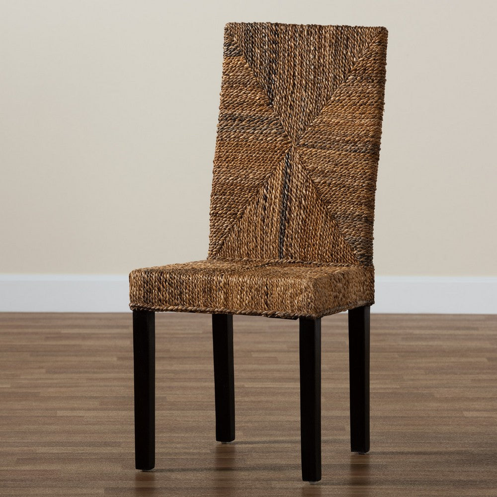 bali & pari - Laymi Dining Chair in Natural Brown/Dark Brown - Laymi-Mahogany-DC view 9