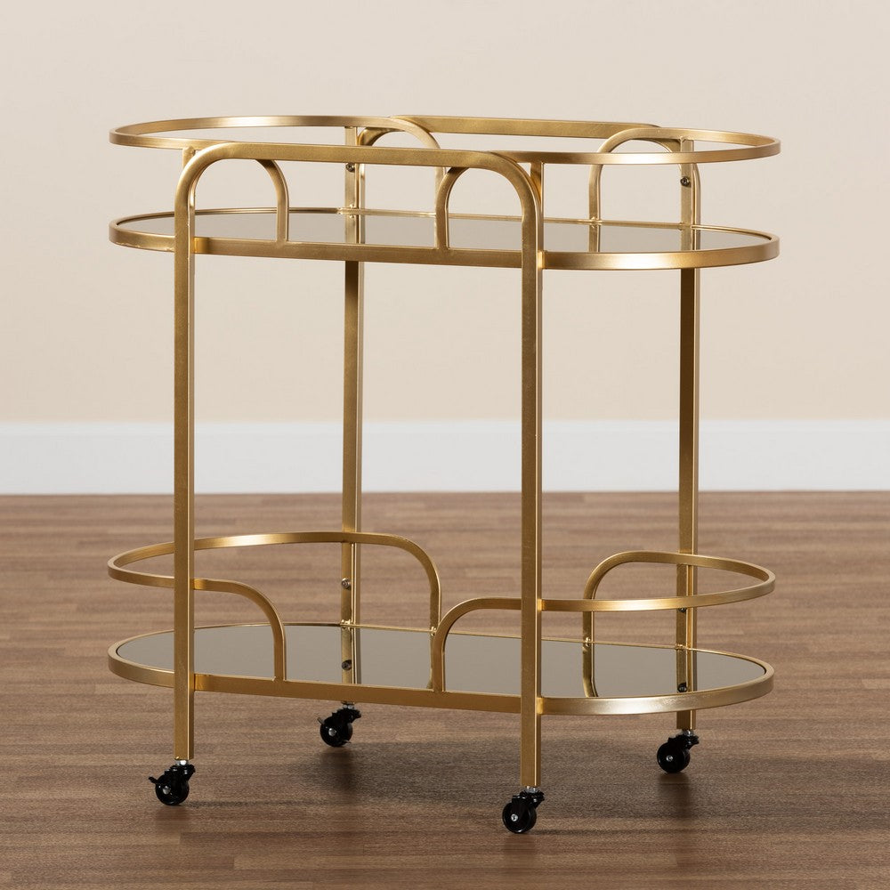 bali & pari - Leighton Cart in Gold - JY21A019-Gold-Cart view 7