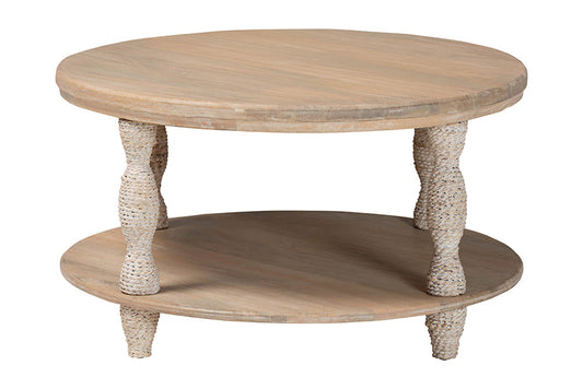bali & pari - Lejane Coffee Table - MD-39956-White Wash Rustic-Wood-KD/Box-CT view 2