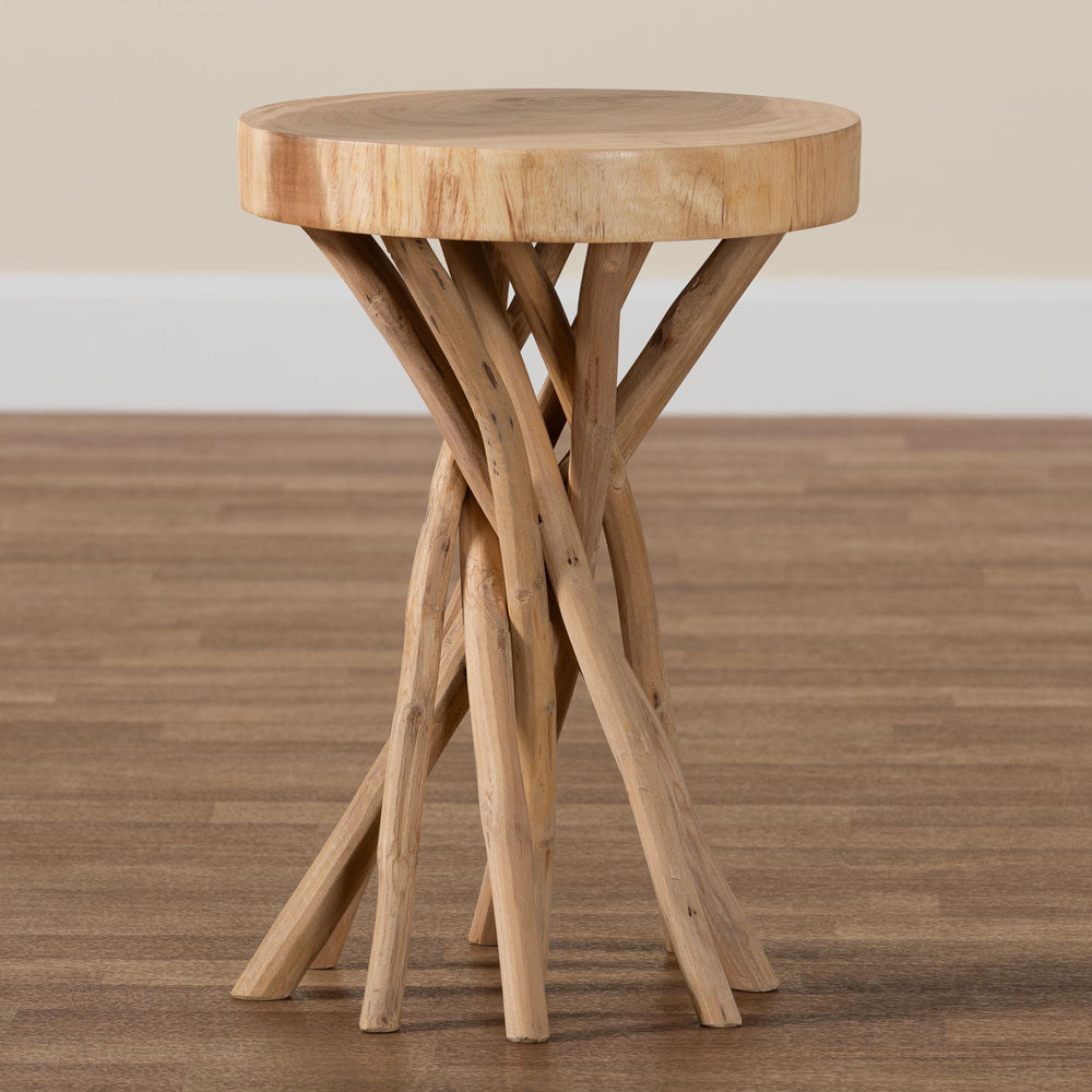 bali & pari - Liberte End Table in Natural - Liberte-Wooden-ET view 6