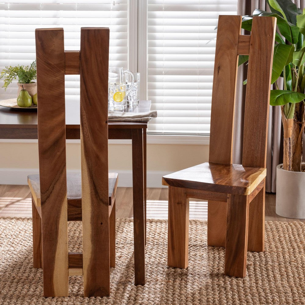 bali & pari - Lin Set of 2 Dining Chairs in Natural - Lin-Natural/Wooden-DC view 7