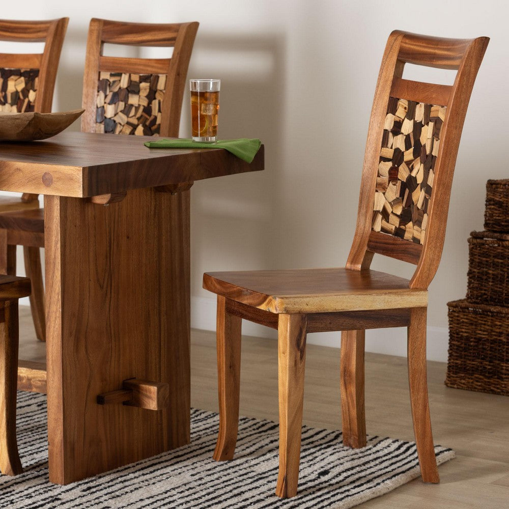 bali & pari - Luan Dining Chair in Natural Brown - Luan-Natural/Wooden-DC view 8