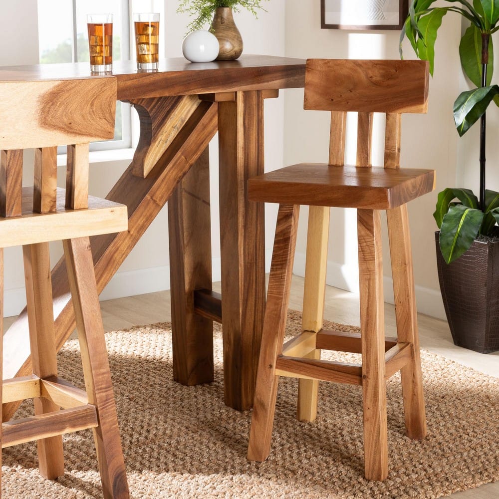 bali & pari - Luli Bar Stool in Natural Brown - Luli-Natural/Wooden-BS view 8