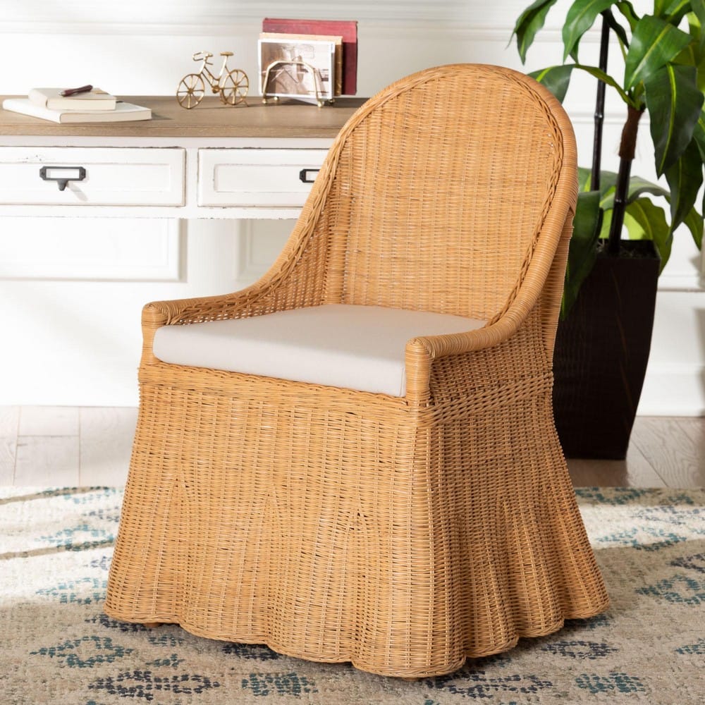bali & pari - Maya Dining Chair in Light Honey - Maya-Light Honey Rattan-Cushion-CC view 7