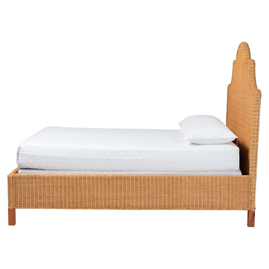 bali & pari - Melanie King Size Bed in Light Honey - Melanie-Wood/Light Honey-King view 2