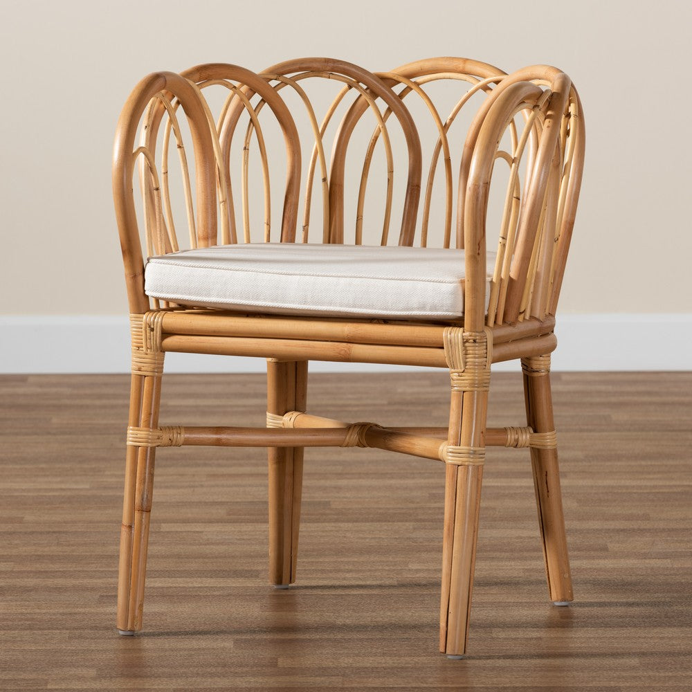 bali & pari - Melody Chair in Natural/White - Melody-Natural-DC view 7